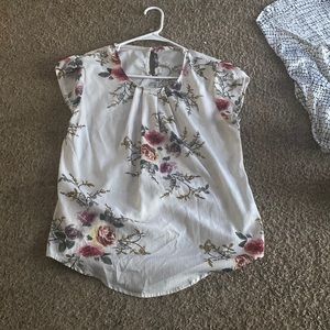Flower dress shirt